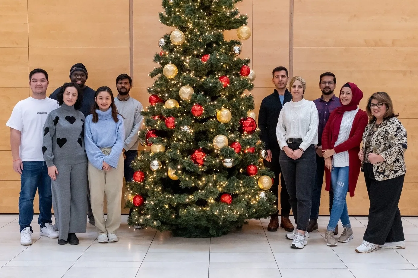 The workshop brought together international students from various backgrounds, including Soukthavone Khiengsombath (Laos), Dema Ahmad (Syria), Omakwu Ikwue Omakwu (Nigeria), Anousa Khamphannorath (Laos), Aqib Shahzad (Pakistan), Nurullah Bektas (Turkey), Rnin Riziq Salah (Jordan), Abishae Noel (Pakistan), Khadiga Al-Nagar (Yemen), and event organizer Sylvia Páliné Nyíri (Photo: András Adorján)